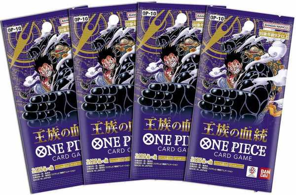 One Piece Card Game - 4 Packs of Royal Bloodline OP-10 – Pokemon