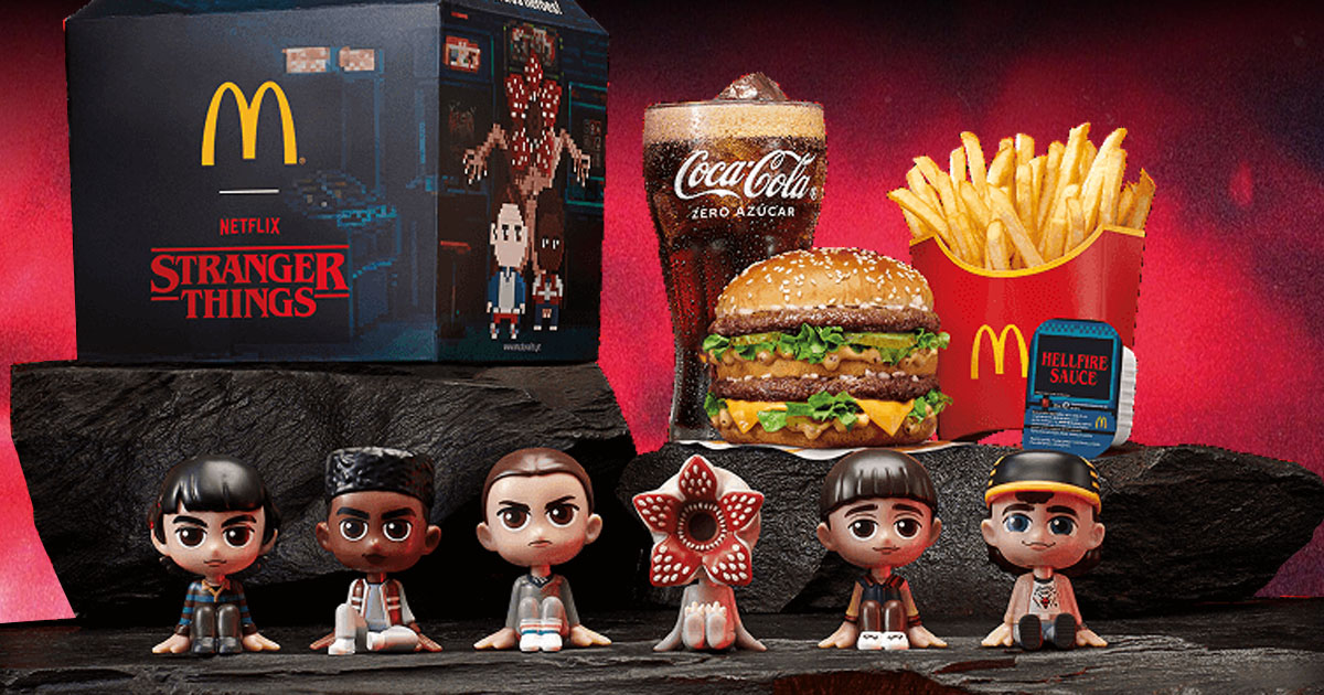 マクドナルド×『ストレンジャー・シングス』：6種のフィギュア付き
