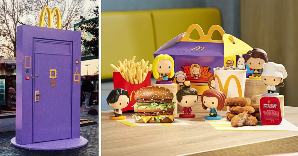 マクドナルド×フレンズ：モニカの特製ソース＆全6種フィギュア付き