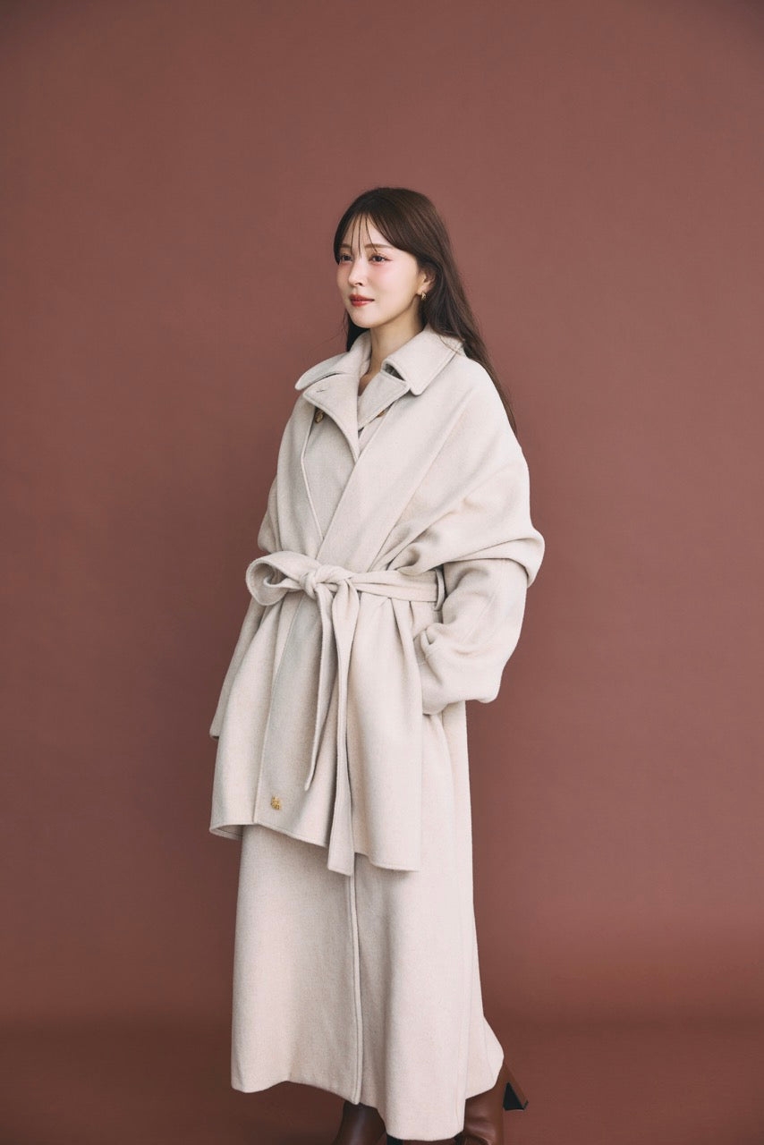 MANY WAYウールロングトレンチコート – poláura OFFICIAL ONLINE STORE