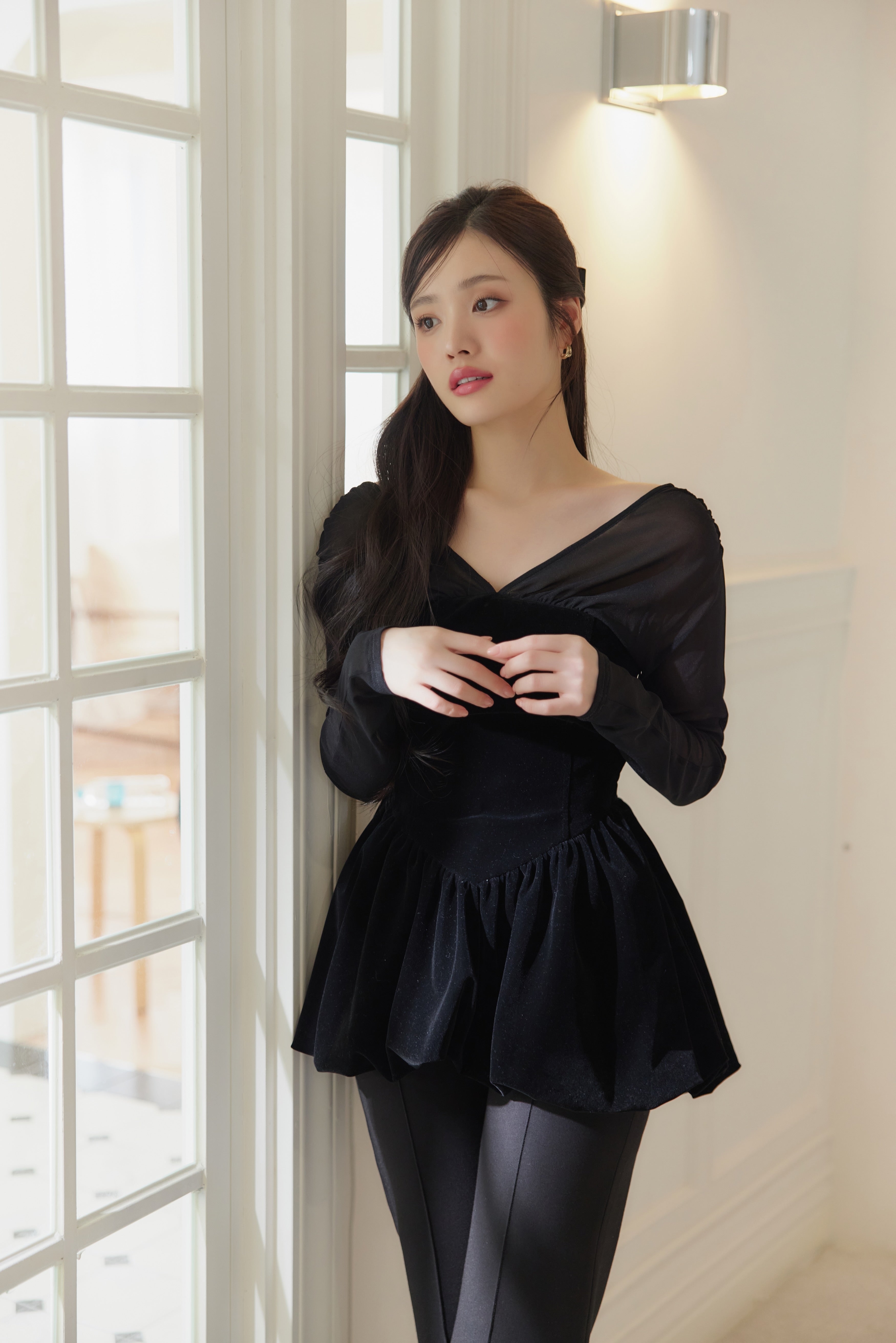 ベロアビスチェバルーントップス – poláura OFFICIAL ONLINE STORE