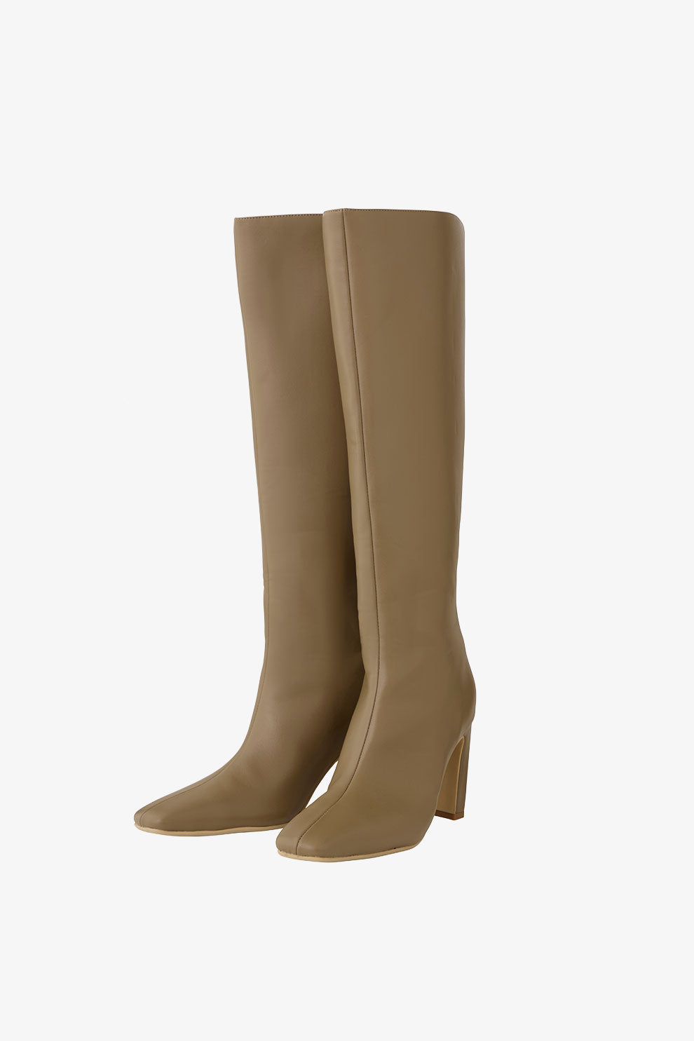 ロゴジップスクエアトゥロングブーツ – poláura OFFICIAL ONLINE STORE