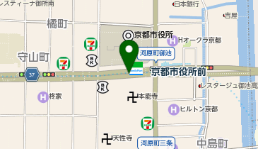 Zest(ゼスト御池地下街)」(京都市中京区-地下街-〒604-8091)の地図