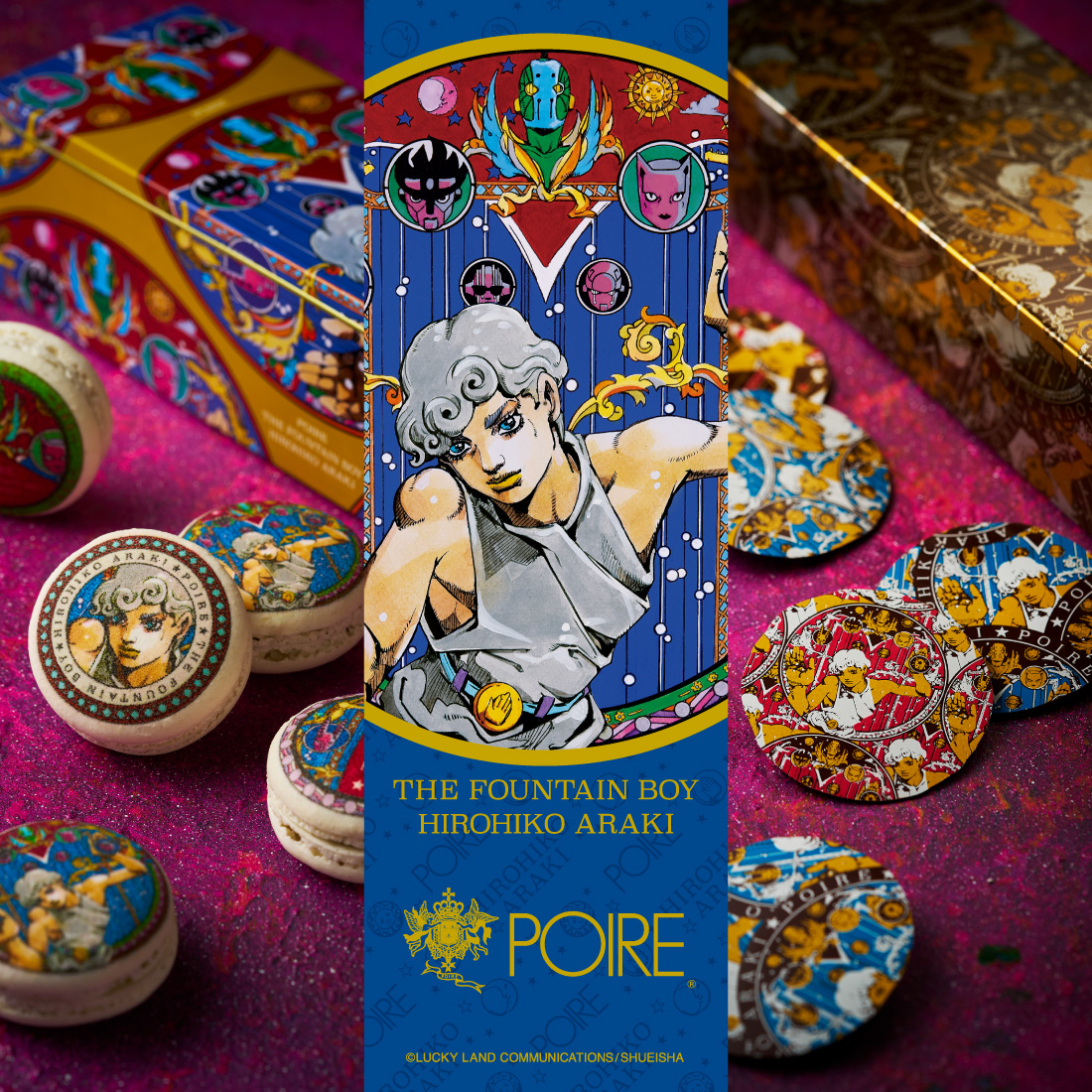 POIRE×荒木飛呂彦 THE FOUNTAIN BOY コラボ商品 予約受付中 | 洋菓子