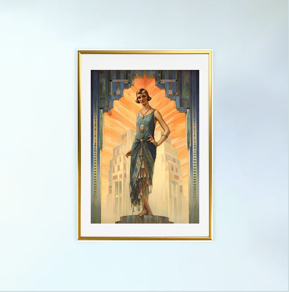 アールデコのアートポスター:art_deco_6bf9 通販