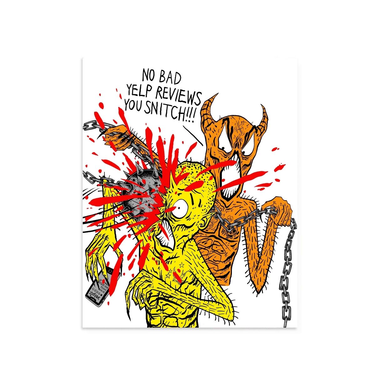 Neckface | Art Print | No Reviews | Available Now - Poster Child