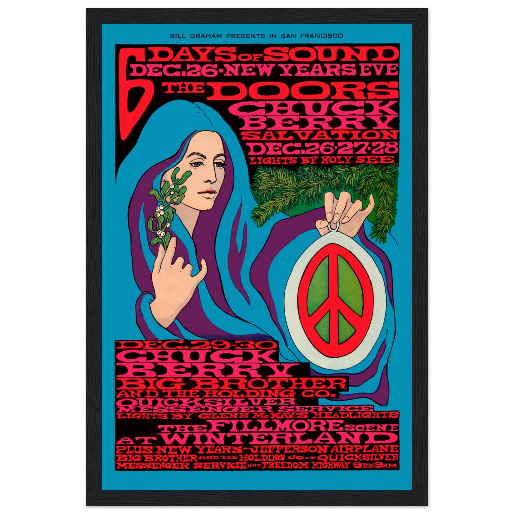 The Doors Concert Poster – Psychedelic Poster – Poster Peak