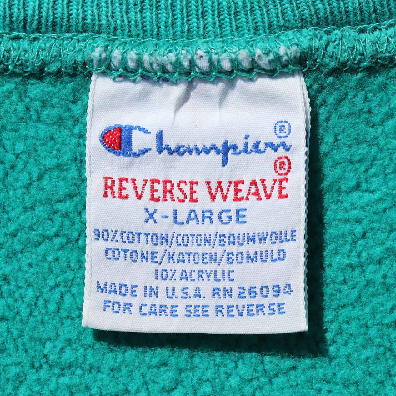 POST JUNK / 90's CHAMPION USA製 エメラルドグリーン リバース