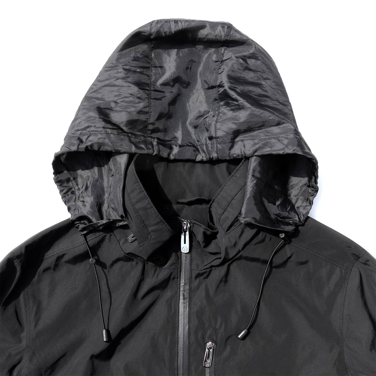 POST JUNK / 00's～ TUMI T-TECH ブラック ジップアップジャケット [M]