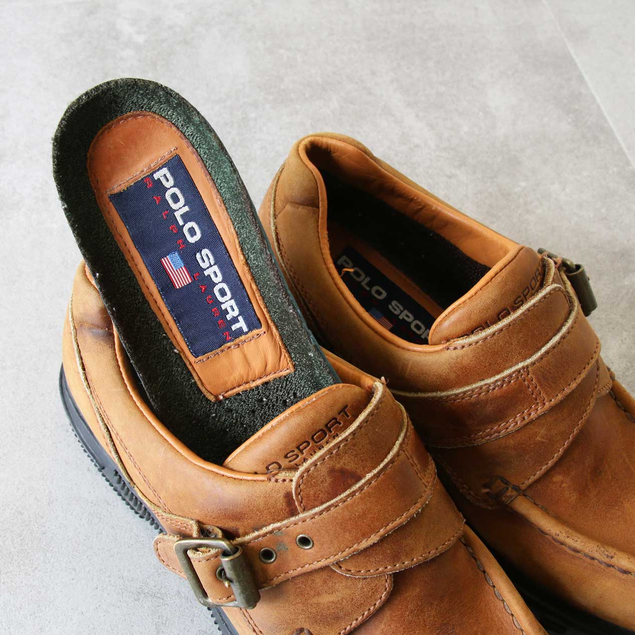 POST JUNK / 90's POLO SPORT RALPH LAUREN Buckle Belted Moccasin