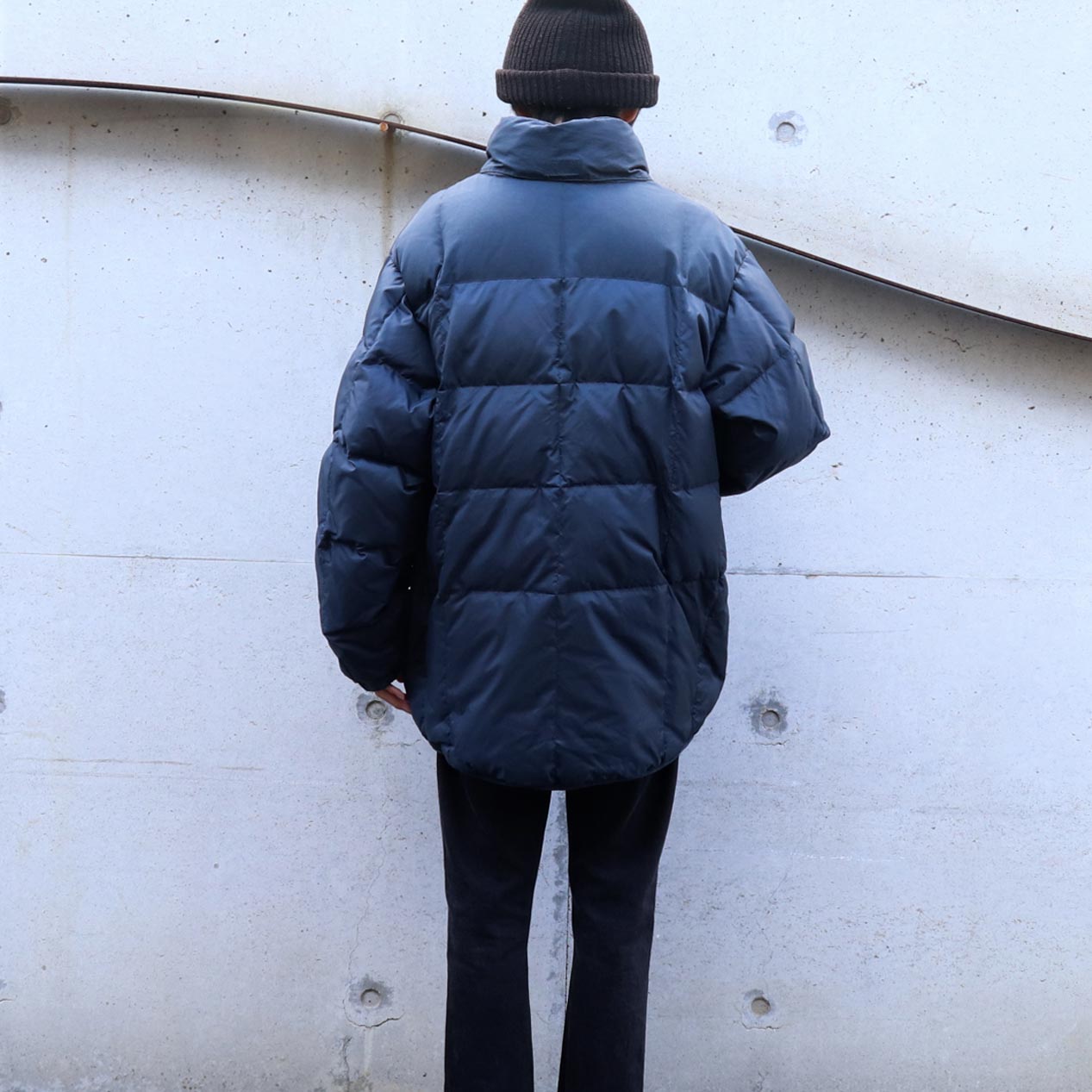 POST JUNK / 90's GAP リップストップナイロン ネイビー ダウン