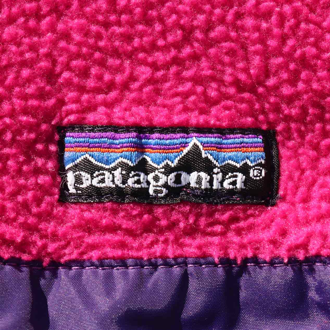 POST JUNK / 90's PATAGONIA ピンク×パープル スナップT [About XL]