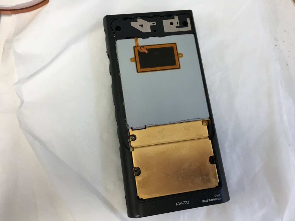 NW-ZX2のバッテリー交換で電源が入らない状態もデータそのまま完全復活