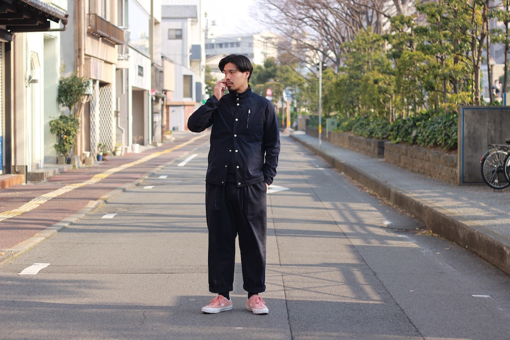 nonnative - COACH JACKET POLY TWILL STRETCH “DICROS SOLO”: VIOLA