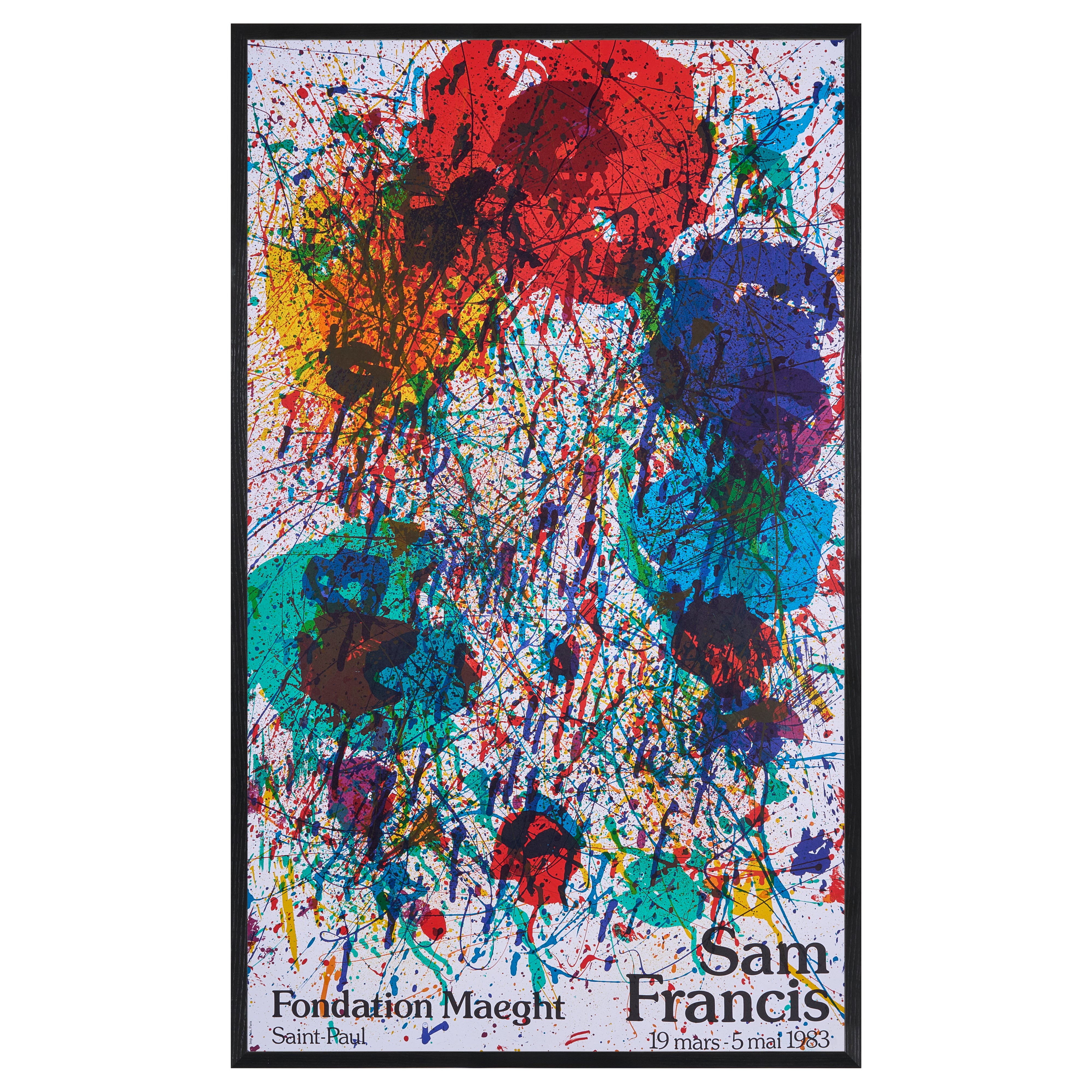 限定10枚】Fondation Maeght - Sam Francis 1983 / サム・フランシス