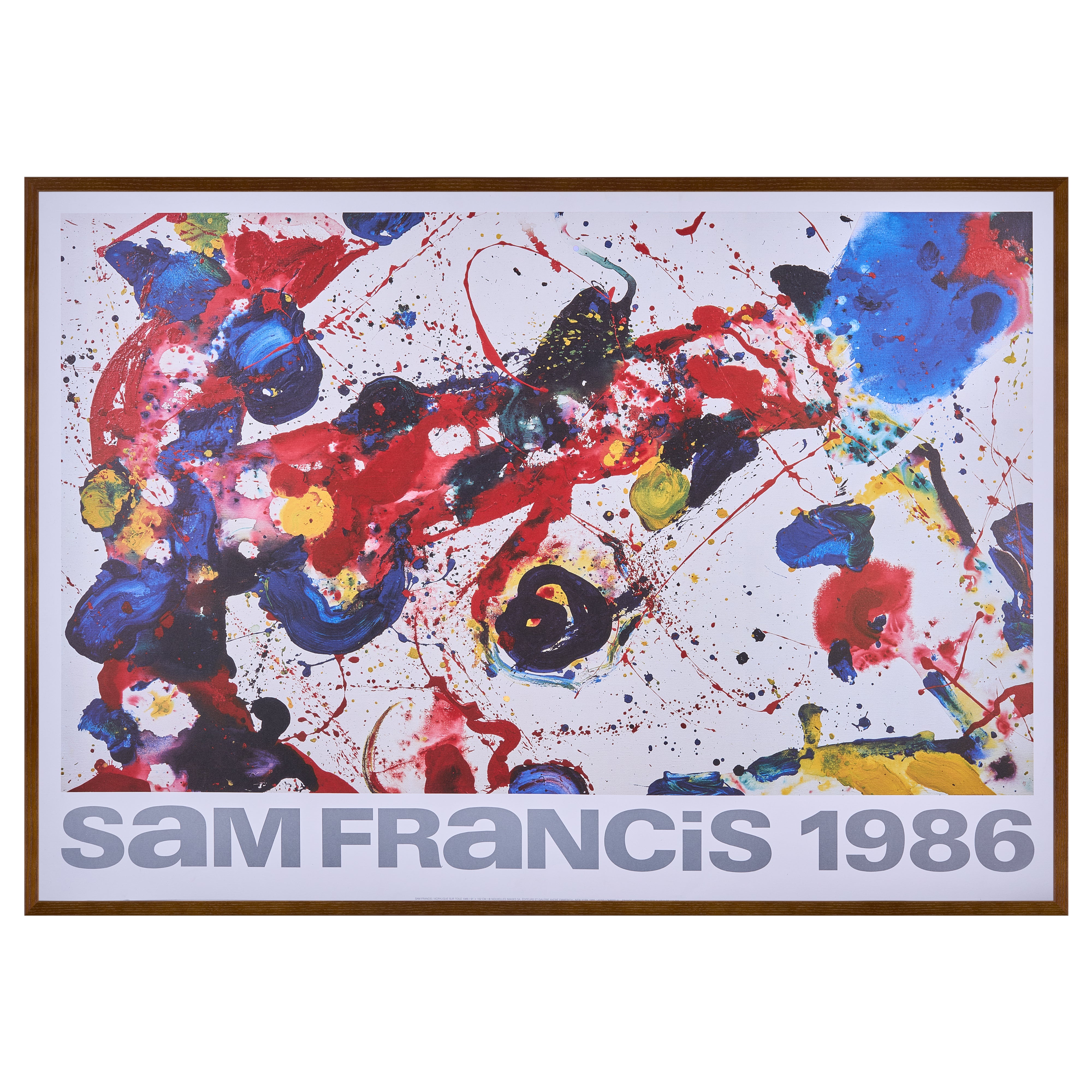 限定10枚】acrylique sur toile 1988 / サム・フランシス | POP ART