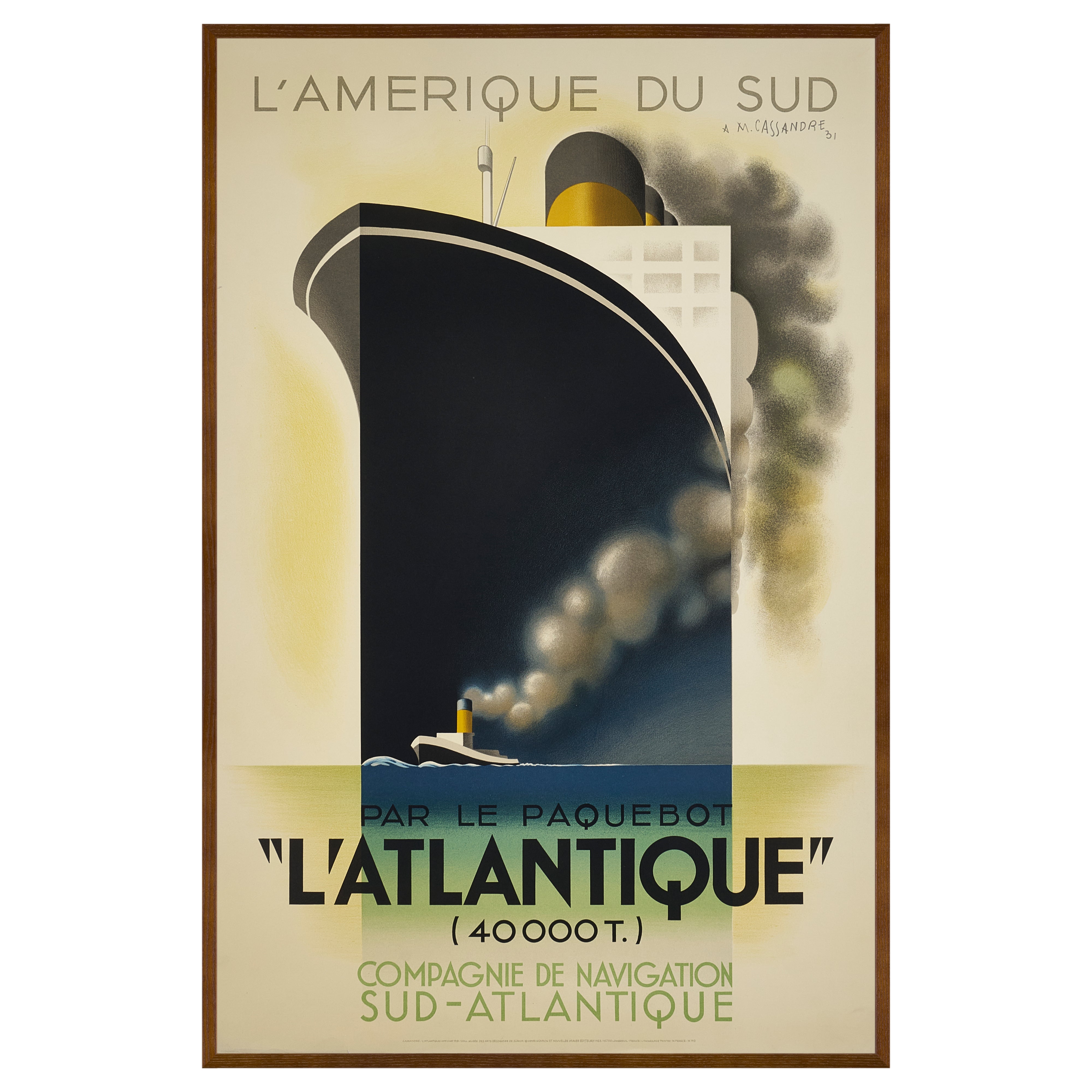 限定5枚】L'ATLANTIQUE 1931 - NOUVELLES IMAGES 1983 / アドルフ
