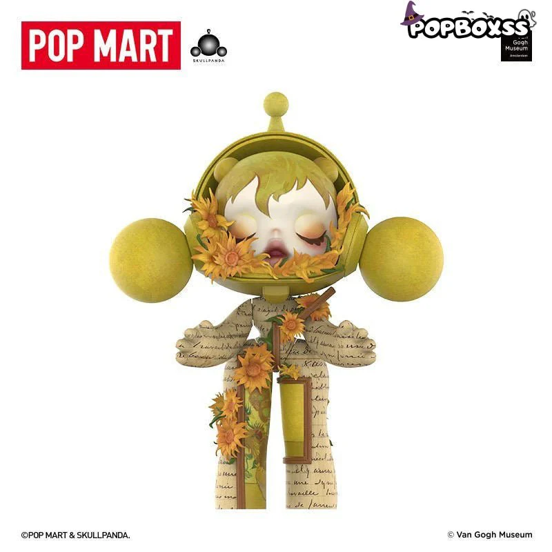 MEGA α SKULLPANDA 400% Van Gogh Museum Sunflowers (PRE-ORDER