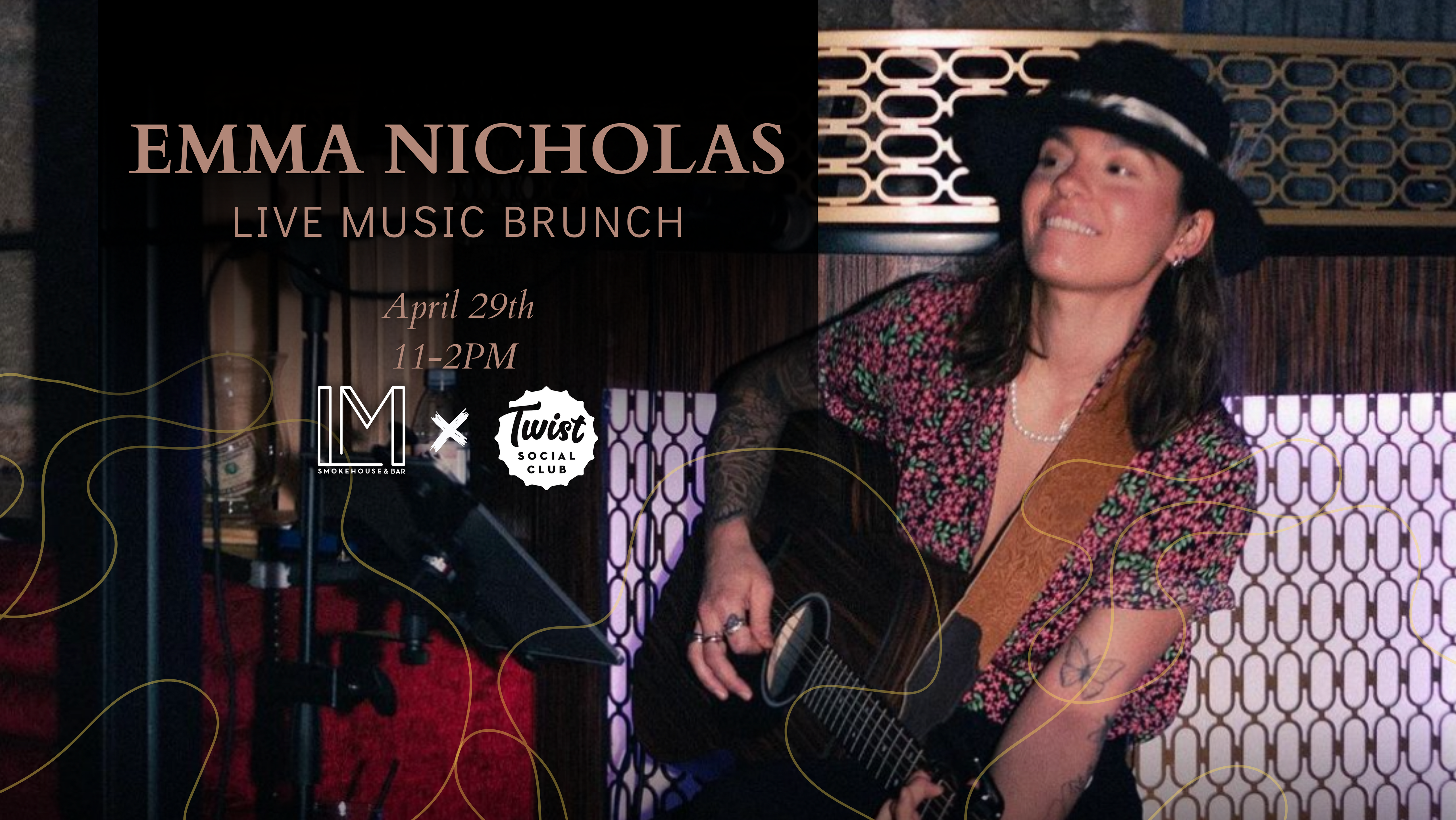 Live Music Brunch with Emma Nicholas - Twist Social Club - Night