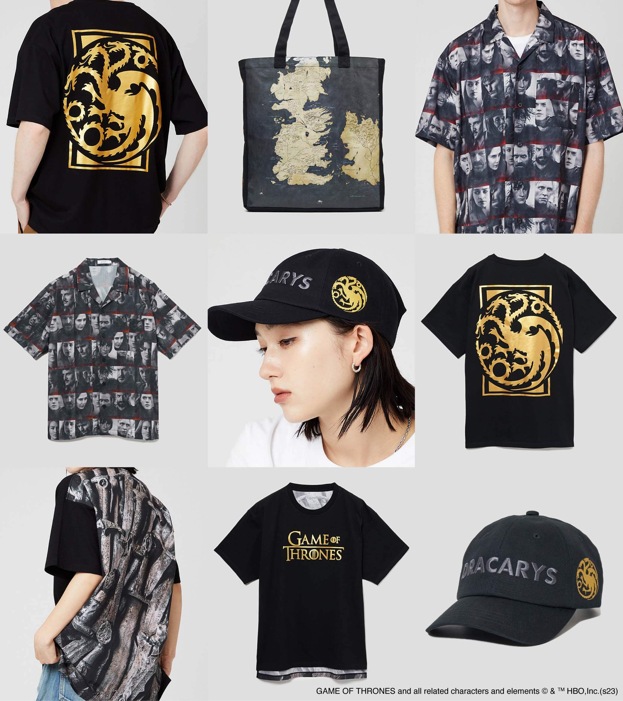 ゲーム・オブ・スローンズ』×「グラニフ」のコラボアイテムが6月27日