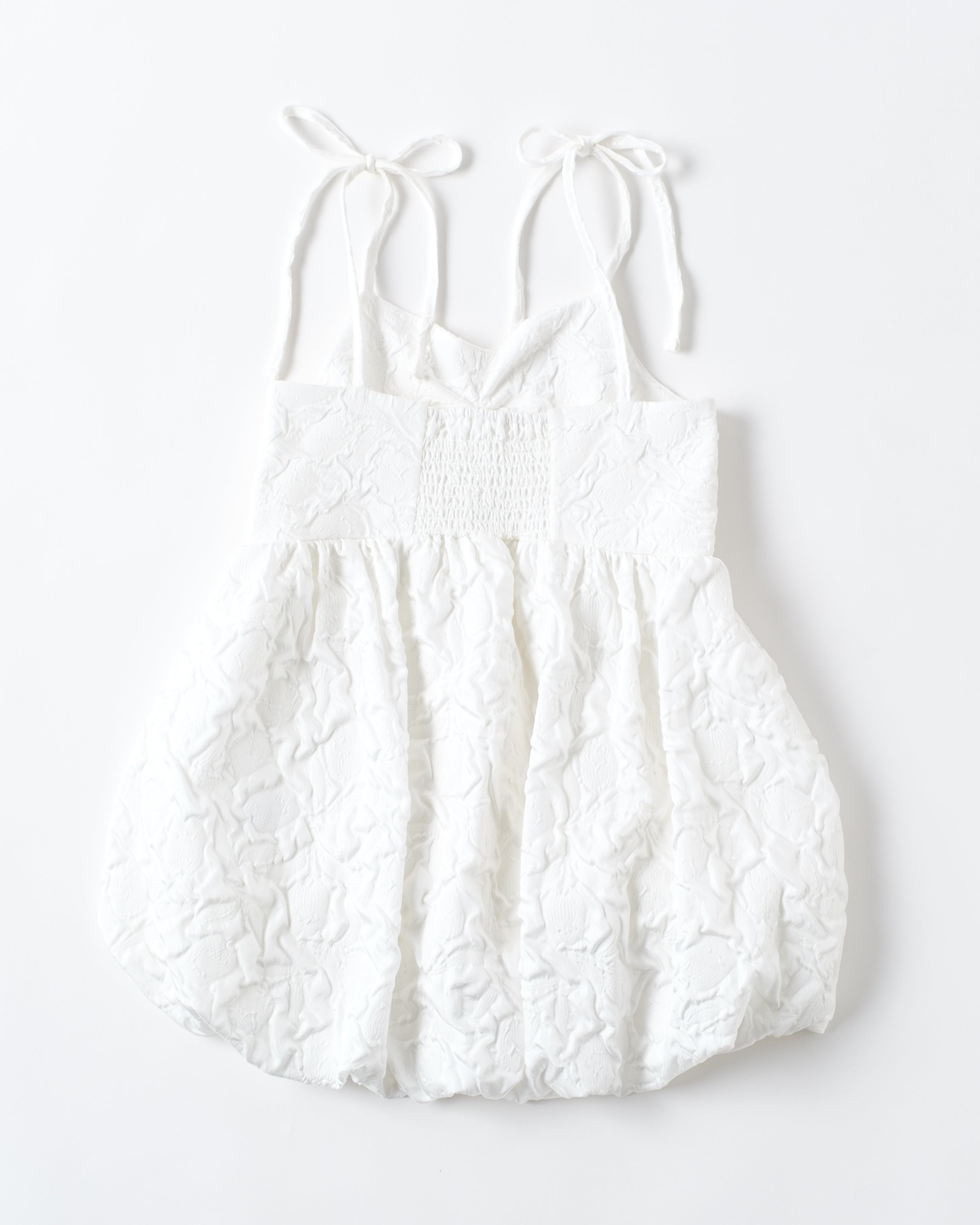 Balloon cami tunic (White)