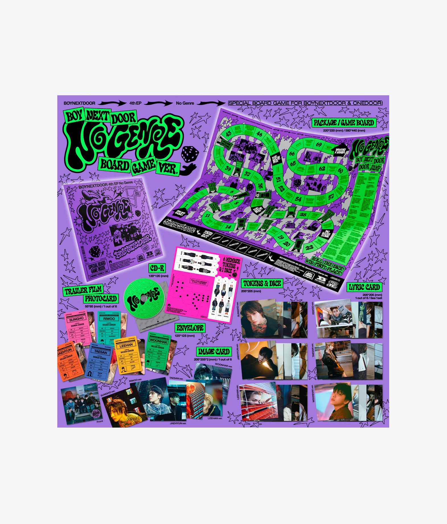 BOYNEXTDOOR - No Genre (Board Game ver.)