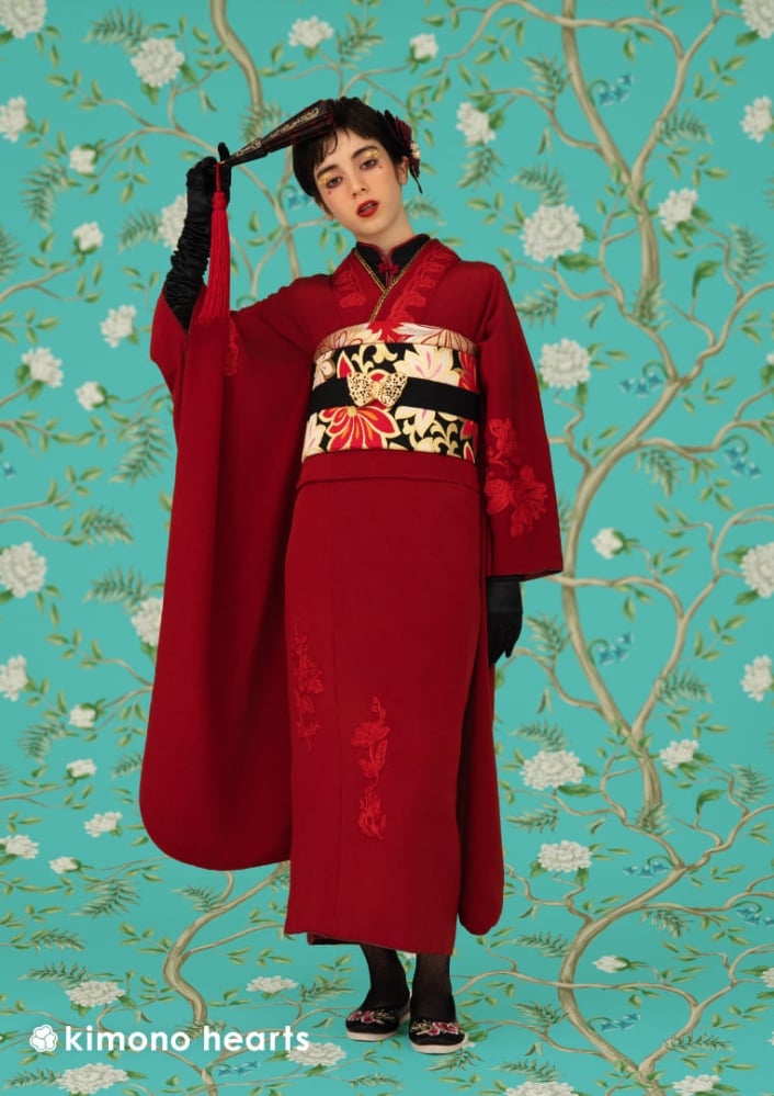 ネオジャパネスク】KH-524｜コードレース刺繍がポイント！オリエンタル