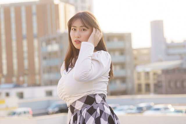 173cm、Gカップの爽香「私からデカ女ブームを起こしたいです！」|au