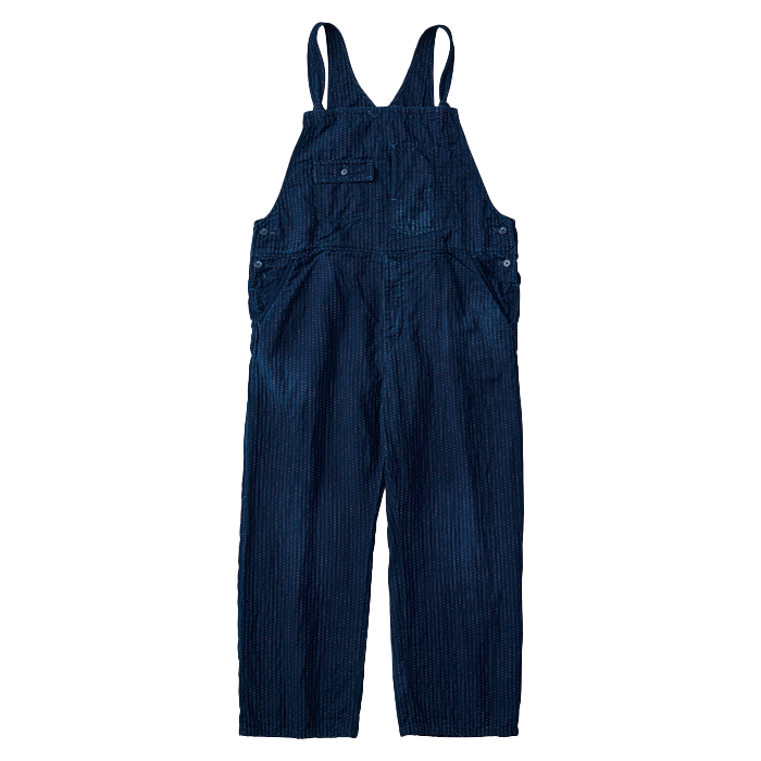 SASHIKO STRIPE OVERALLS WATCH CHAIN ITEM（サシコ ストライプ