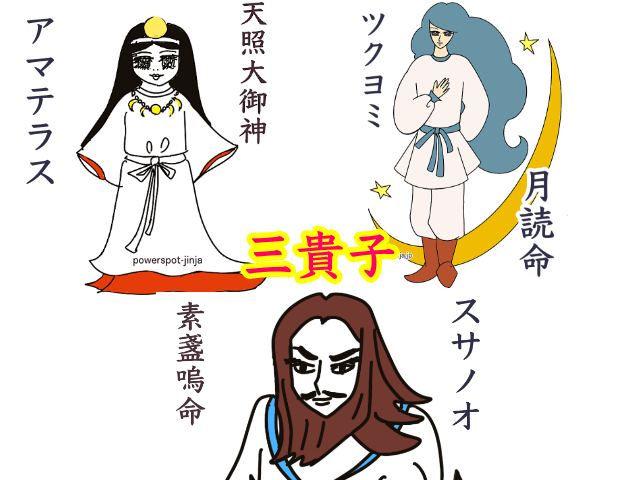 ツクヨミノミコト（月読命）のご利益と御祭神の神社 - 関西パワー