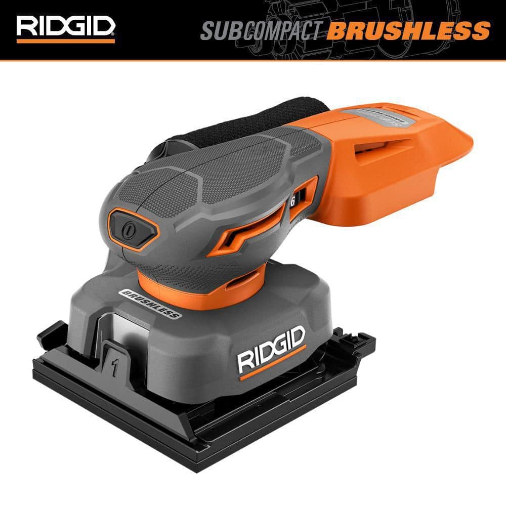 18V SubCompact Brushless Cordless 1/4 Sheet Sander (Tool Only