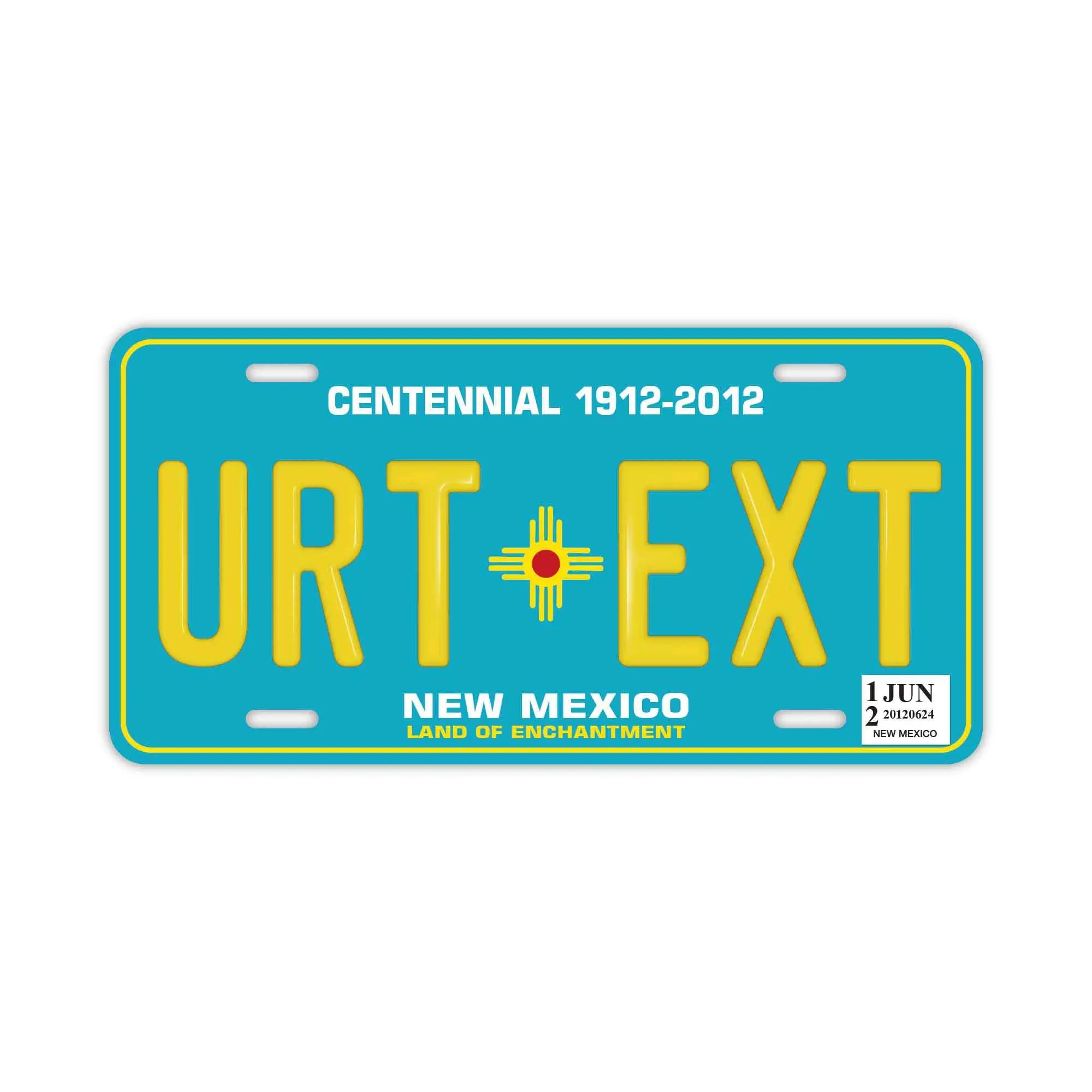 大・US車用】ニューメキシコ/オリジナルアメリカエンボスナンバー