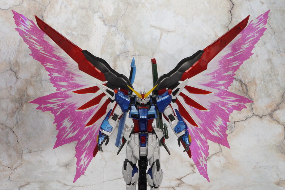 RG 1/144 デスティニーガンダム［チタニウムフィニッシュ］光の翼