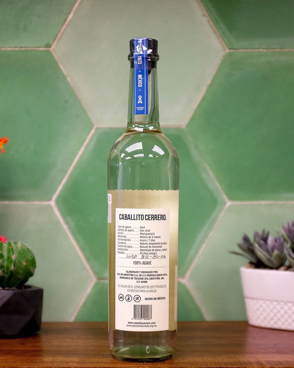 Caballito Cerrero Azul Blanco 46 Agave Spirit | Passion Spirits