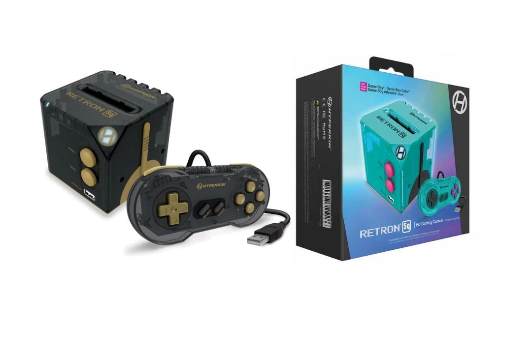 RetroN Sq is a cube-shaped console for playing Game Boy titles on