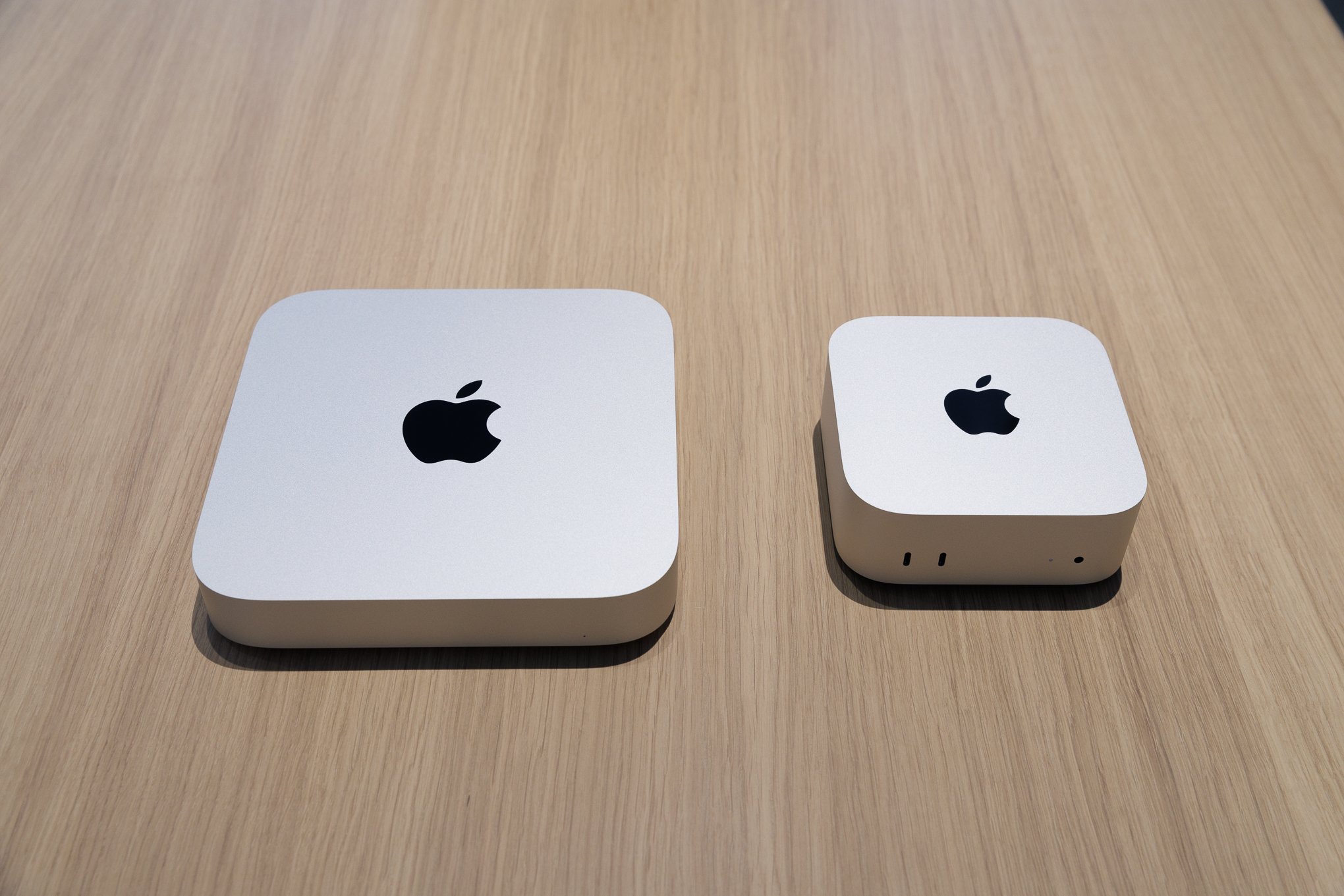 A first look at Apple's redesigned Mac Mini and its other new Macs
