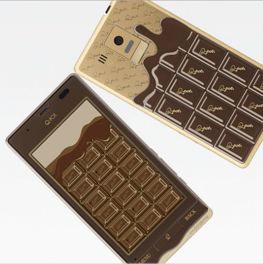 Sharp and Q-Pot offer chocolate-inspired phone for Valentine's Day