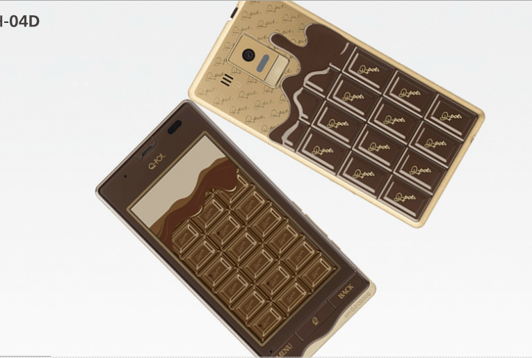 Sharp and Q-Pot offer chocolate-inspired phone for Valentine's Day