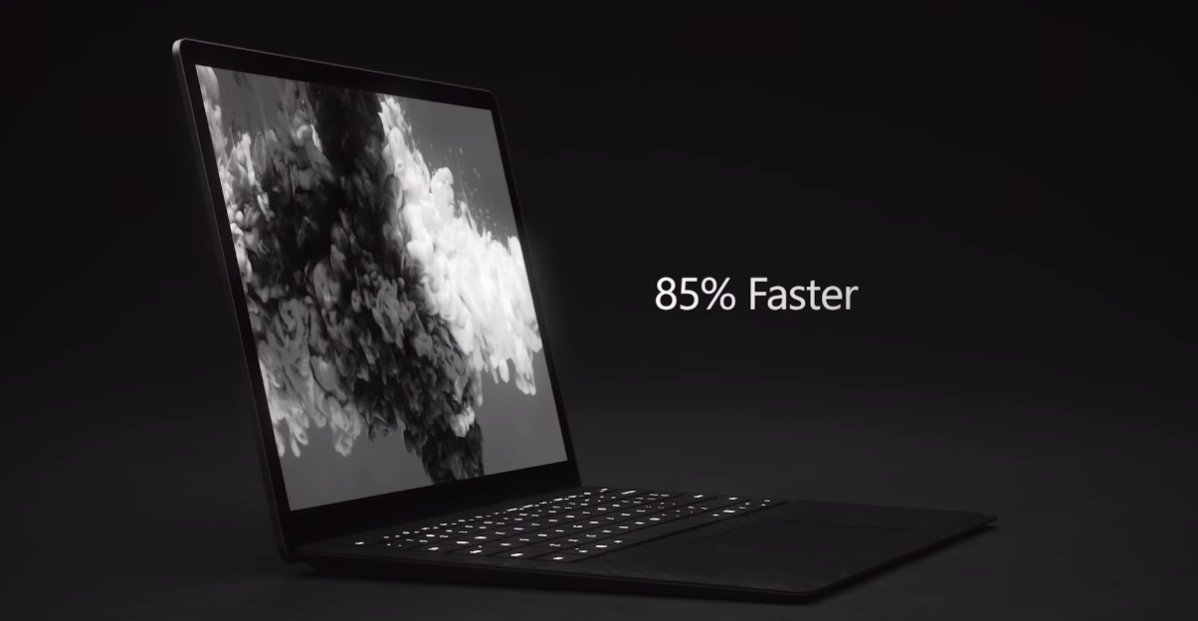 Microsoft announces Surface Laptop 2 with black finish and 8th Gen