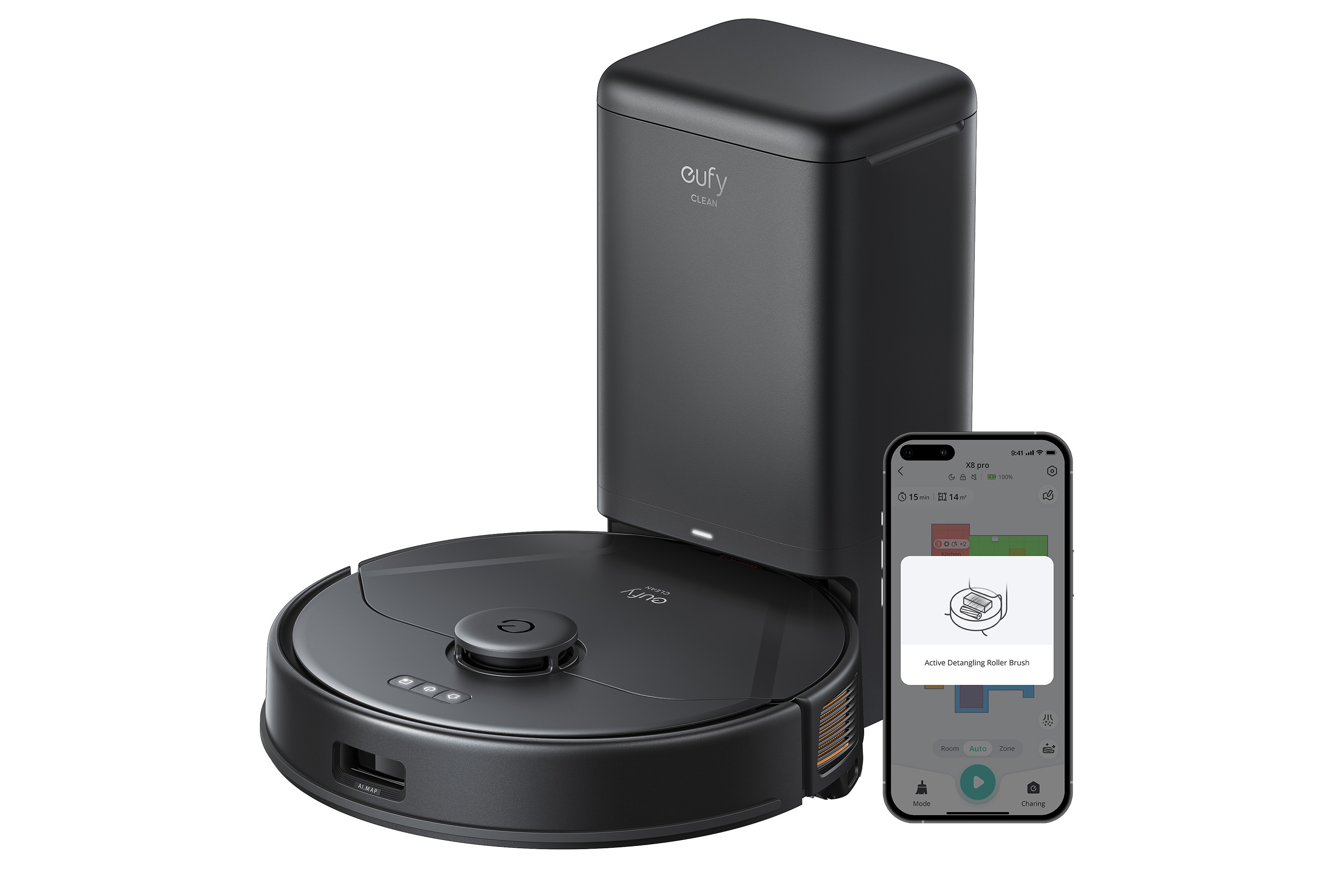 Eufy's new X8 Pro robot vacuum can detangle hair automatically