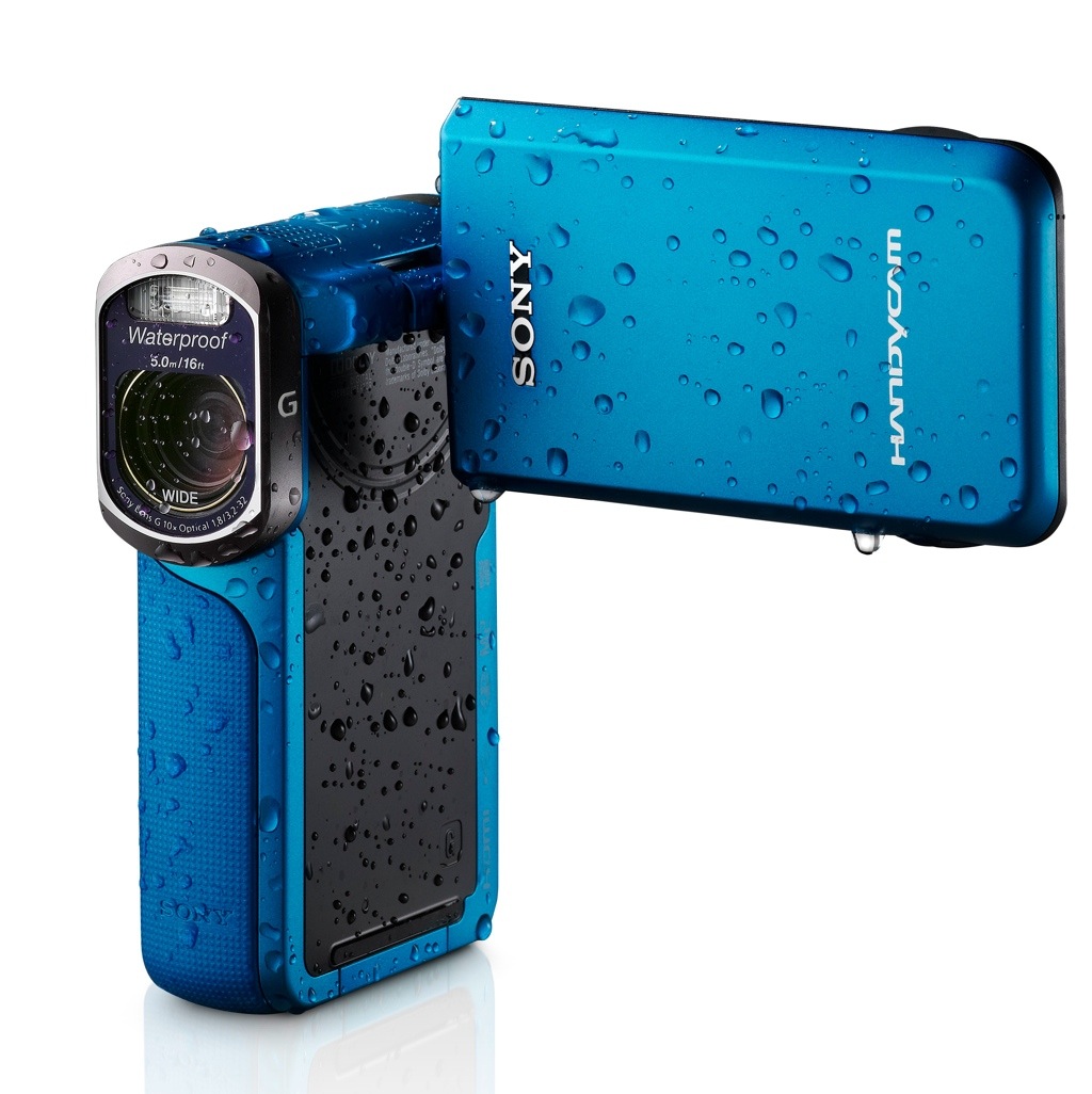 Sony HDR-GW77V Handycam is waterproof up to 16 feet and coming to
