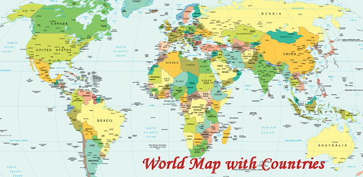 World Map With Countries - Google Play 應用程式