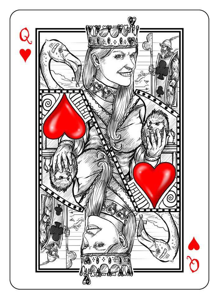 White Rabbit Bicycle Playing Cards | PlayingCardDecks.com