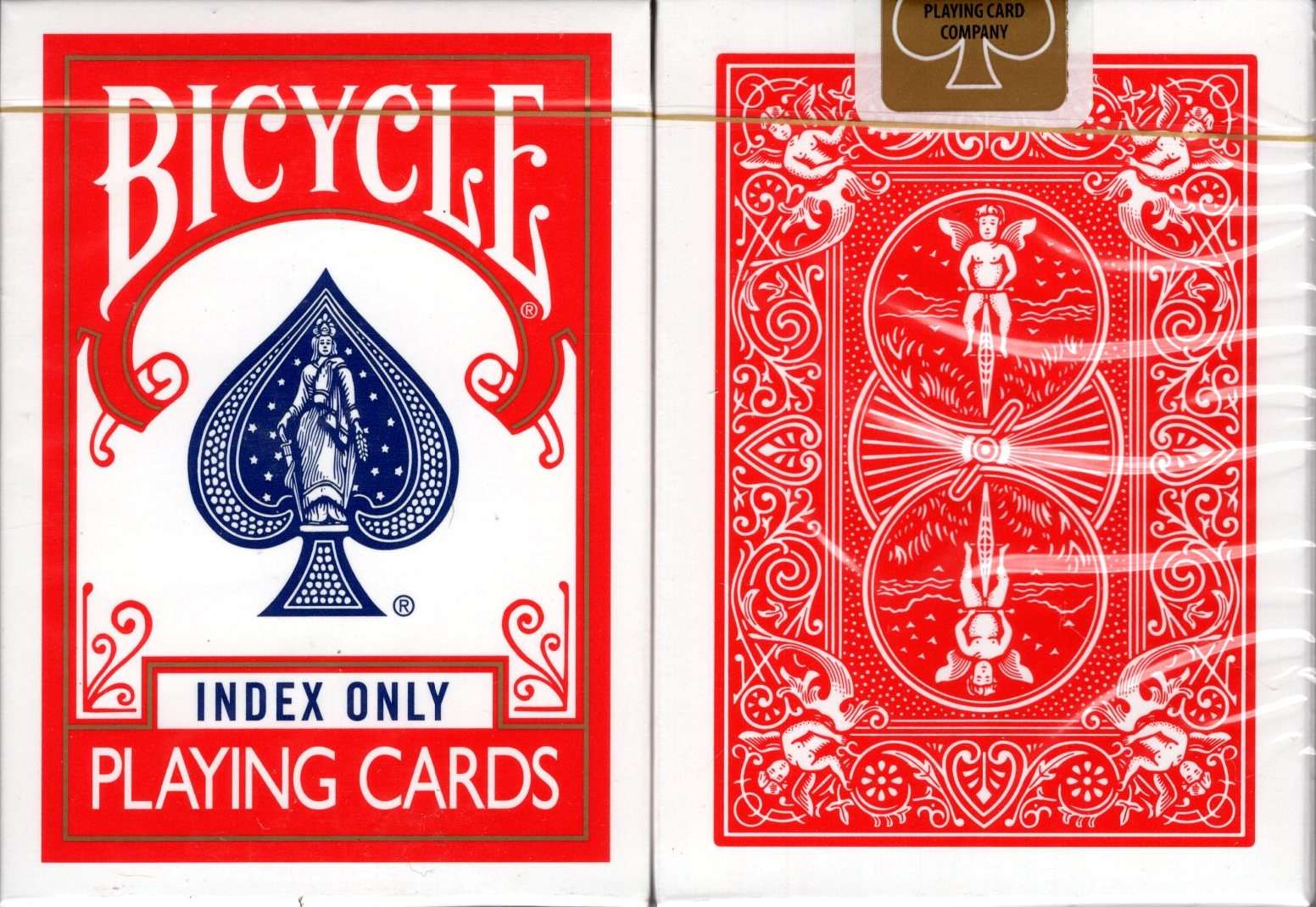 Index Only Gilded Bicycle Playing Cards