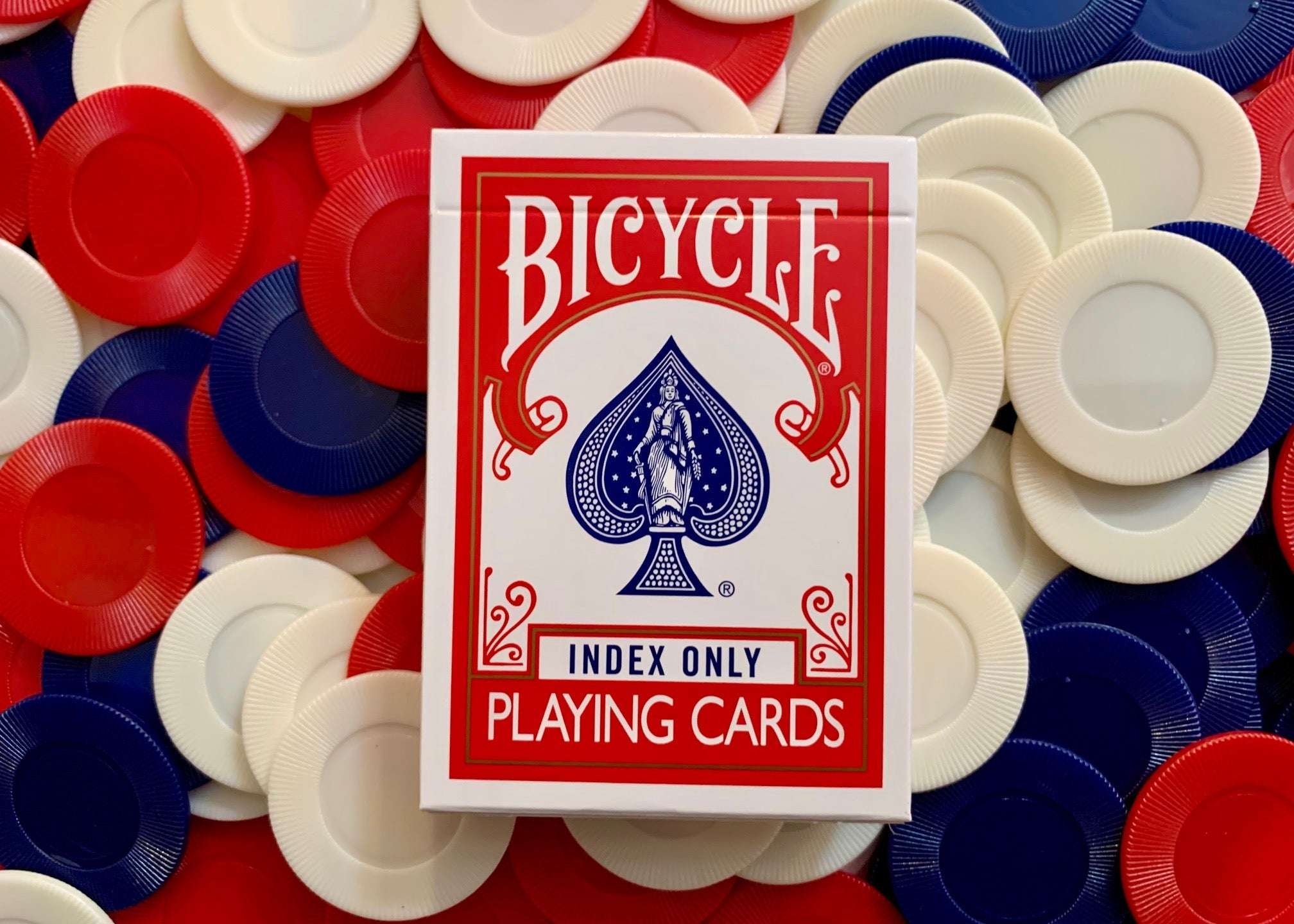 Index Only Gilded Bicycle Playing Cards