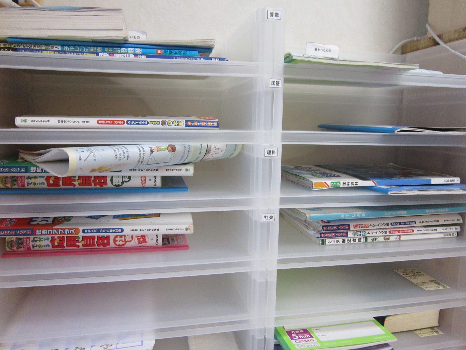 サピックス教材、我が家のプリント整理方法