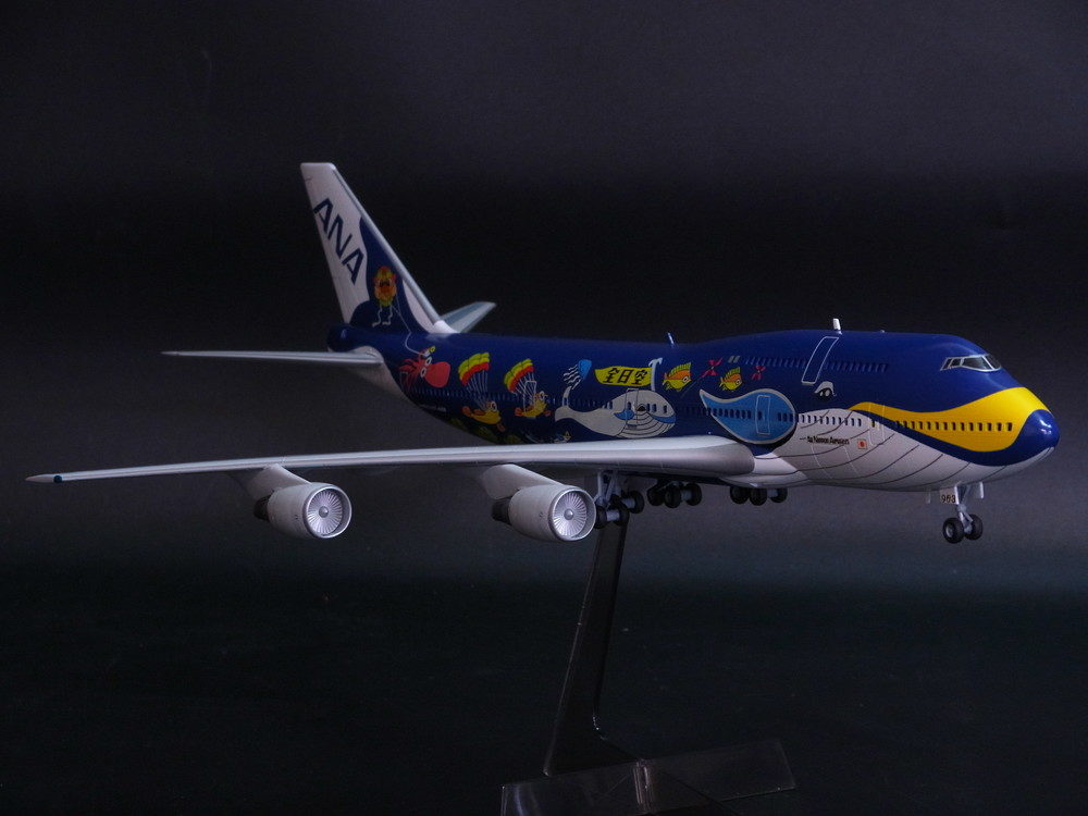 製作代行紹介「ハセガワ 1/200 全日空B－747－400D（マリン