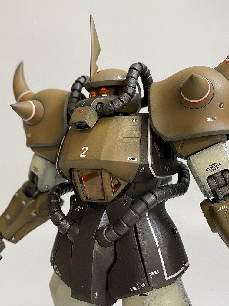 製作代行紹介「バンダイ MG 1/100 プロトタイプグフ」全塗装プラン