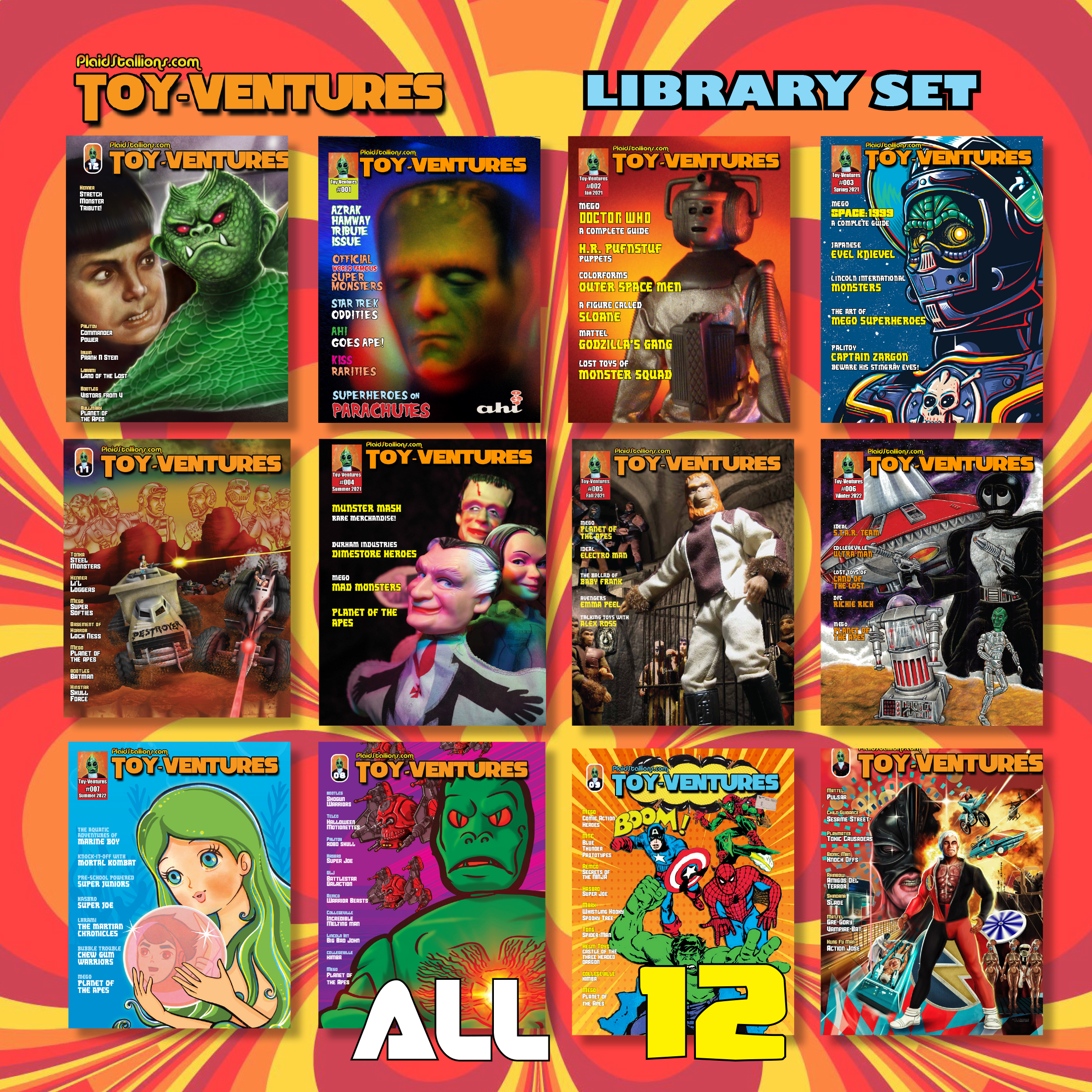 Magazine Library Pack- All 12 Issues of Toy-Ventures Magazine - PS
