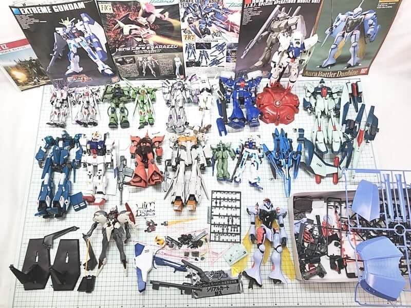 ガンダムプラモデルのグレードはどう違う？種類別の特徴と初心者向け